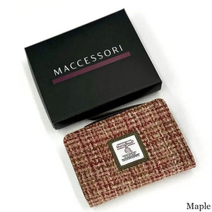MCS-CB5004-1813A1 Women's Genuine Harris Tweed Zip Wallet, Maple Box Creative Irish gift
