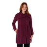 Women's Classic Aran Knit Cable Coat, Red Creative Irish Gifts
