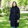 Women's Aran Cable Knit Signature Coat,Vavy Lifestyle Creative Irish Gifts