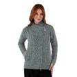 ML136-113 Ladies Cable Knit Merino Wool Cardigan Creative Irish Gifts
