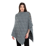 Women's Poncho with Buttons, skylight studio Creative Irish Gifts