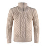 Men's Shawl Collar Fisherman Sweater, Parsnip Creative Irish Gifts