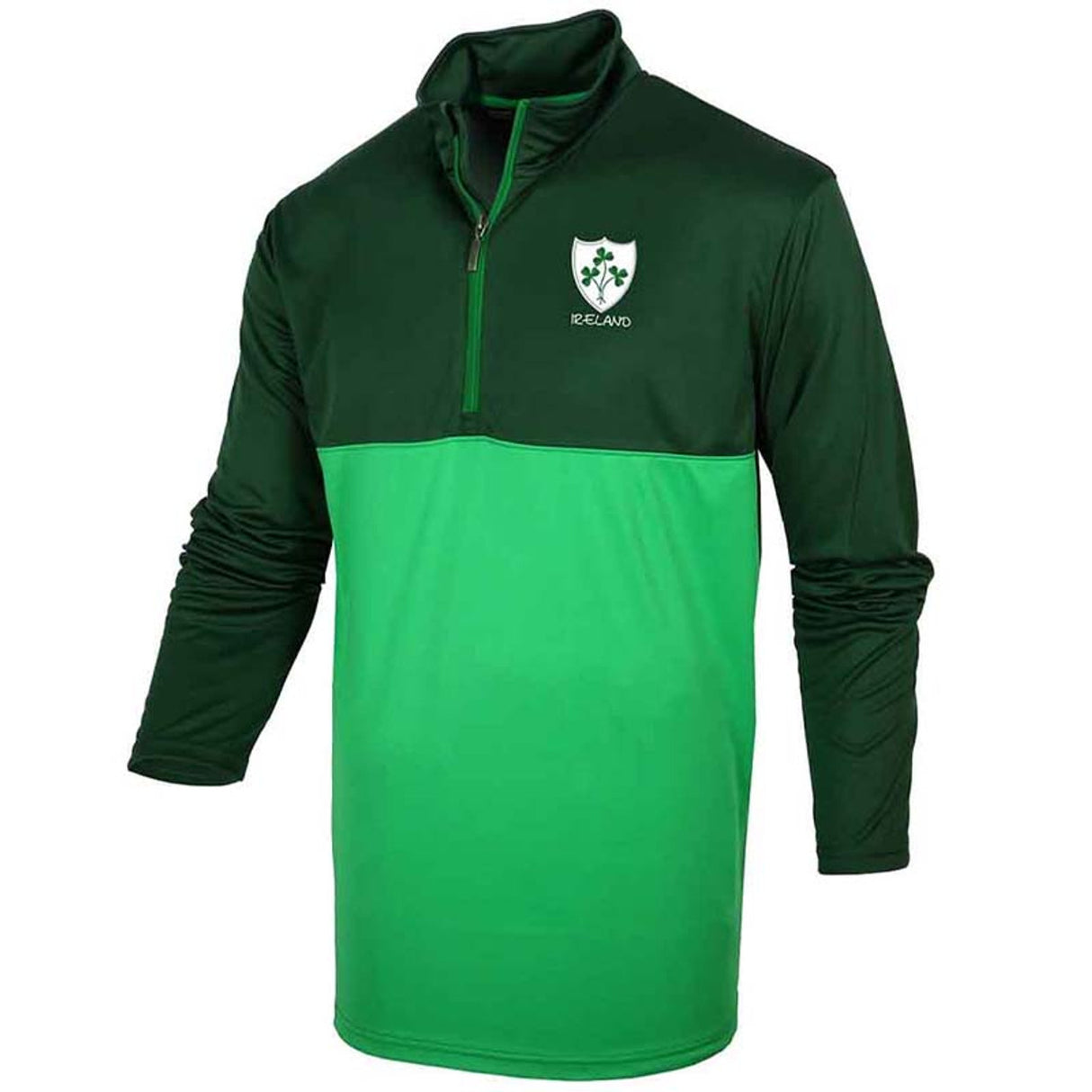 MRSMN-GR/KE Ireland Quarter Zip Rugby Men's Sweatshirt Creative Irish gift