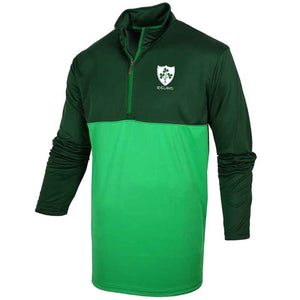 MRSMN-GR/KE Ireland Quarter Zip Rugby Men's Sweatshirt Creative Irish gift