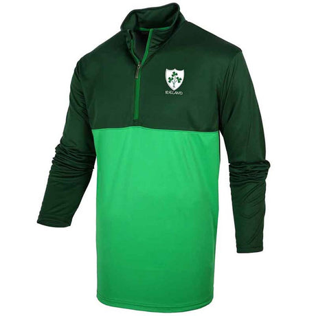 MRSMN-GR/KE Ireland Quarter Zip Rugby Men's Sweatshirt Creative Irish gift