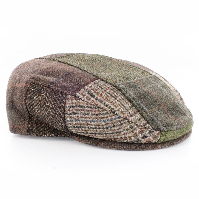 Green Patchwork Flat Cap Creative Irish Gifts
