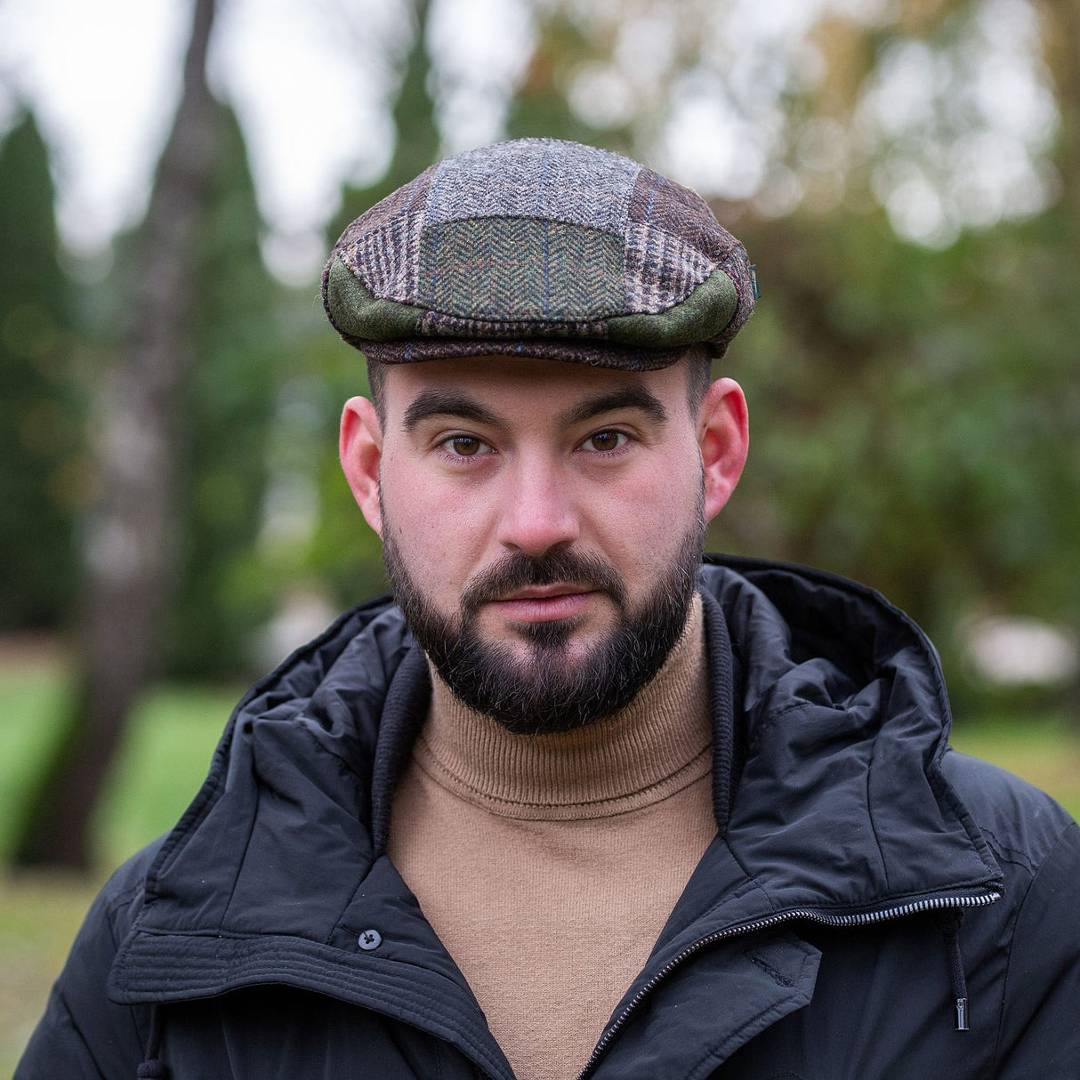 Green Patchwork Flat Cap Creative Irish Gifts
