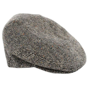  Irish Trinity Flat Cap, Grey studio Tweed Creative Irish Gifts
