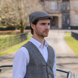  Irish Trinity Flat Cap, Grey Lifestyle Tweed Creative Irish Gifts
