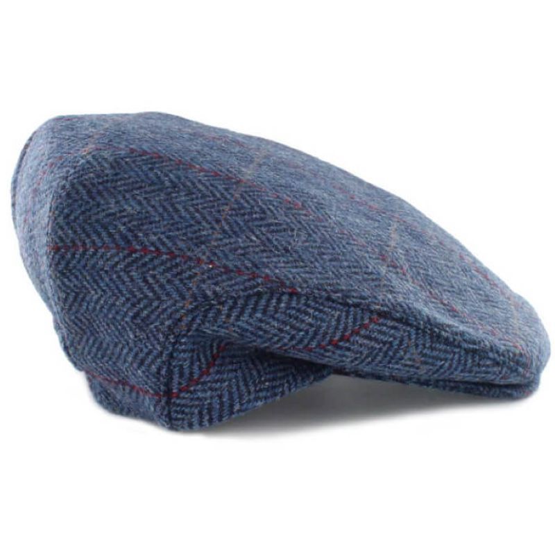  Irish Trinity Flat Cap, side view Tweed Creative Irish Gifts
