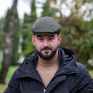 MUCTRIN27 Irish Trinity Flat Cap, Green Tweed Creative Irish Gifts
