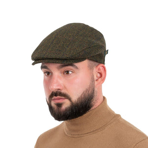 Irish Trinity Flat Cap, Green Tweed Creative Irish Gifts
