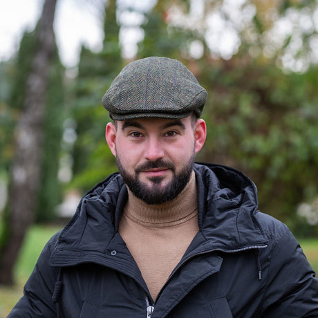 Irish Trinity Flat Cap, Green Tweed Creative Irish Gifts

