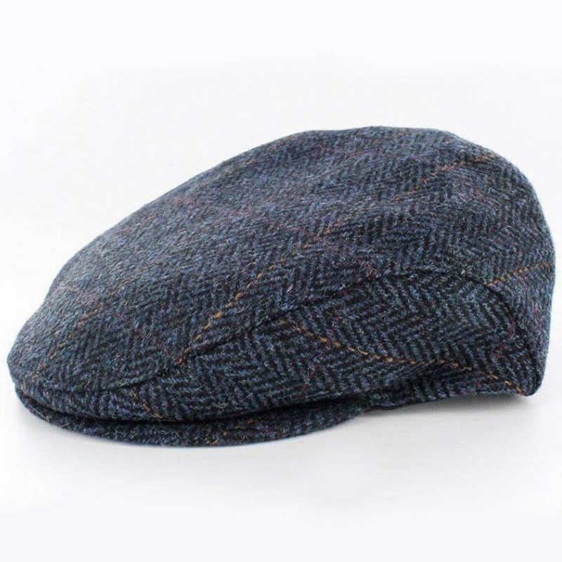  Irish Trinity Flat Cap, blue studio Tweed Creative Irish Gifts
