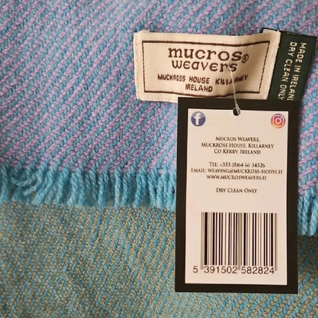 Irish Merino Wool Color Block Scarf Creative Irish Gifts