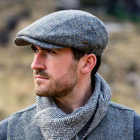 Men's Tweed Irish Kerry Cap, Lifestyle Creative Irish Gifts