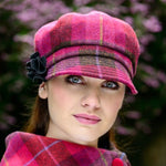 Women's Irish 8 Piece Hat with Rosette Detail, Fall Leaves Pink Lifestyle  Creative Irish Gifts.com