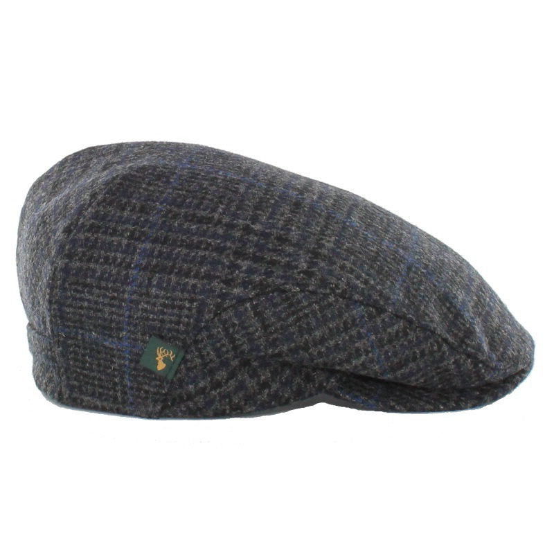 Men's Black Plaid Irish Tweed Newsboy Cap Creative Irish Gifts
