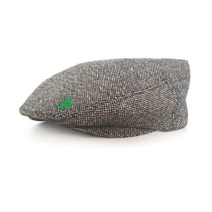 Men's Wool Irish Flat Cap with Shamrock Embroidery - Creative Irish Gifts