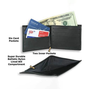   OB-WM13 Saddle Men's Leather Embossed Celtic Tree of Life Wallet Creative Irish Gifts.com