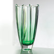 Galway Crystal Emerald Dune 10" Square Vase - Creative Irish Gifts
