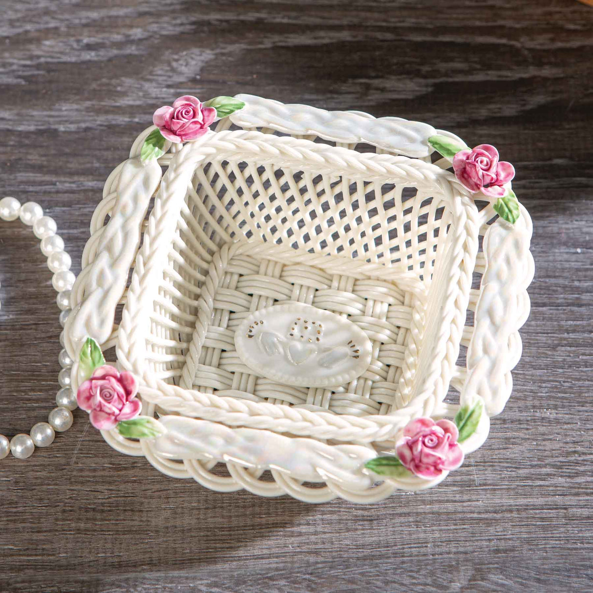 Belleek Claddagh Friendship Basket - Creative Irish Gifts