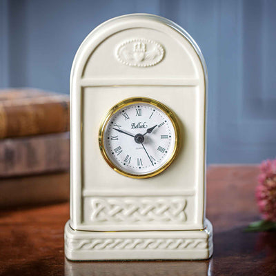 Belleek Claddagh Clock - Creative Irish Gifts