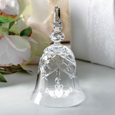 Galway Crystal Claddagh Makeup Bell - Creative Irish Gifts