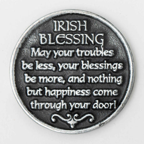 Irish Blessing Pocket Token - Creative Irish Gifts