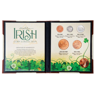 Irish Coin Collection, set of 5 - Creative Irish Gifts