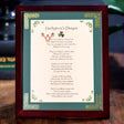 Celtic Fireman's Framed Prayer - Creative Irish Gifts