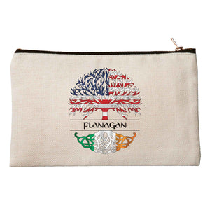 Personalized American Born Cosmetic Bag - Creative Irish Gifts