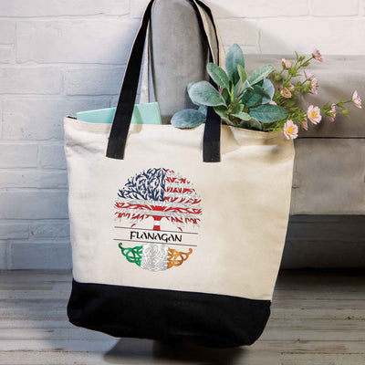 Personalized American Born Tote Bag - Creative Irish Gifts