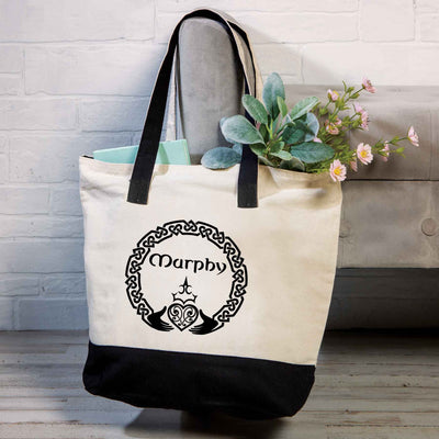 Personalized Claddagh Tote Bag - Creative Irish Gifts