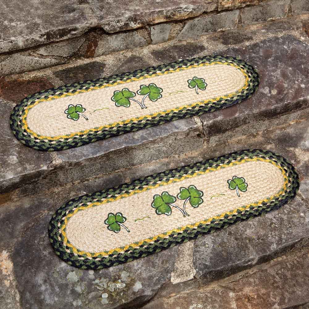 Shamrock Jute Stair Tread Creative Irish Gifts