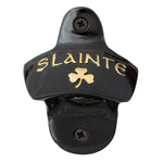 Premium Irish Shamrock Bottle Opener- Black Brass Finish - Creative Irish Gifts