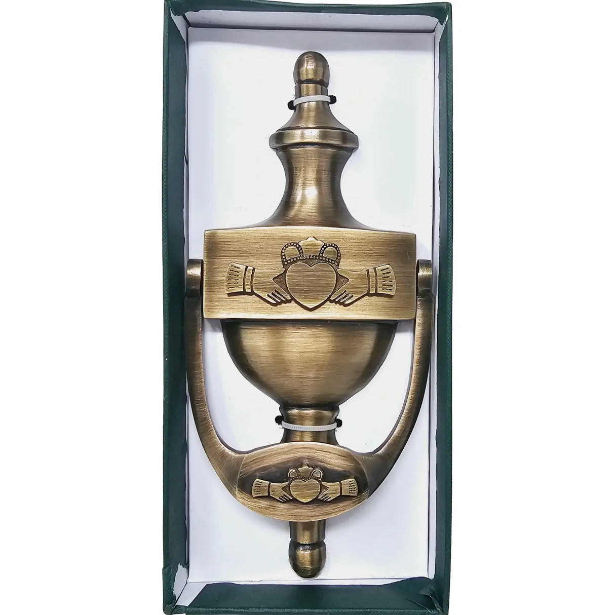 OG557 Irish Claddagh Brass Door Knocker Antique Finish Box Creative Irish Gifts