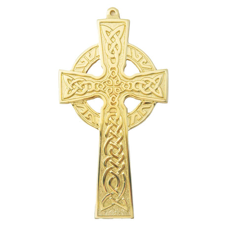 OG562 Small Irish Celtic Cross, Gold Creative Irish Gifts