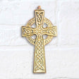 Small Celtic Cross- Brass - Creative Irish Gifts
