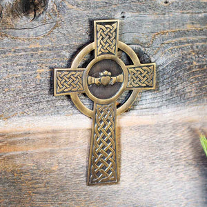 Claddagh cross - Trinity knot and claddagh center - Creative Irish Gifts