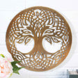 Tree of Life Wall Hanger, Antique Brass - Creative Irish Gifts