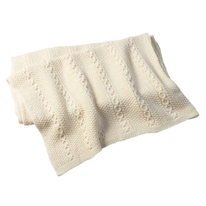 Cable Knit Patch Throw - Creative Irish Gifts