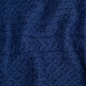 OG603 Fisherman Honeycomb Cable Throw, blue Closely Creative Irish Gifts