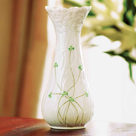 Belleek Classic Daisy Tall Vase - Creative Irish Gifts