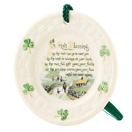 Belleek Classic Irish Blessing Ornament - Creative Irish Gifts