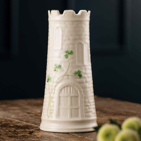 Belleek Classic Castle Vase - Creative Irish Gifts