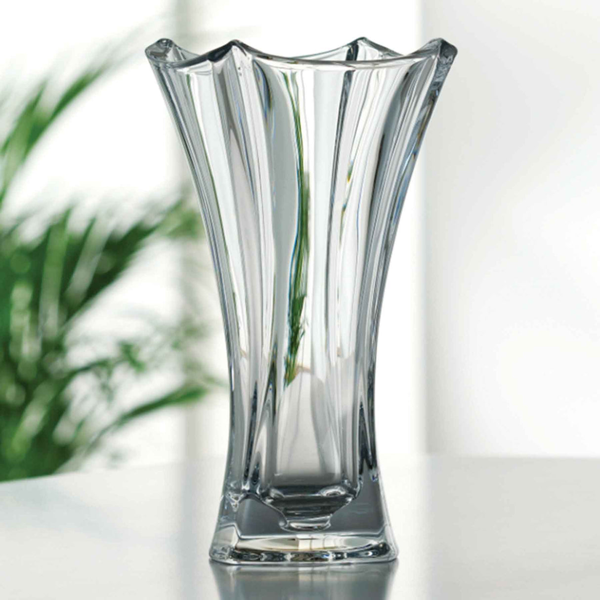 Galway Crystal Dune 12" Waisted Vase - Creative Irish Gifts