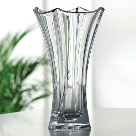 Galway Crystal Dune 14" Waisted Vase - Creative Irish Gifts