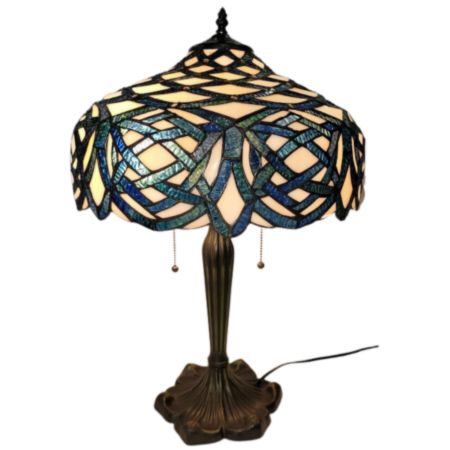 OG721 Antique Stained Glass Celtic Tiffany Lamp Creative Irish Gifts.com