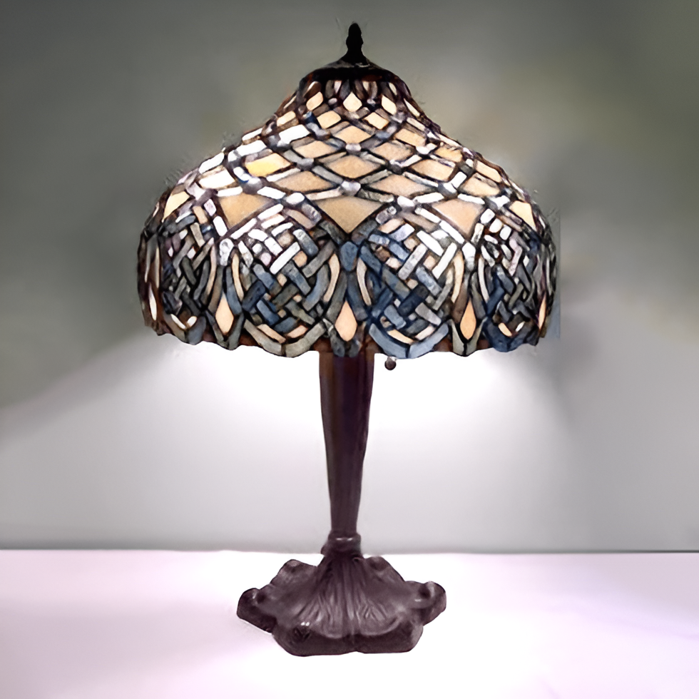 OG721 Antique Stained Glass Celtic Tiffany Lamp Lifetsyle Creative Irish Gifts